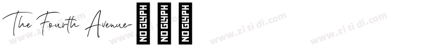 The Fourth Avenue字体转换